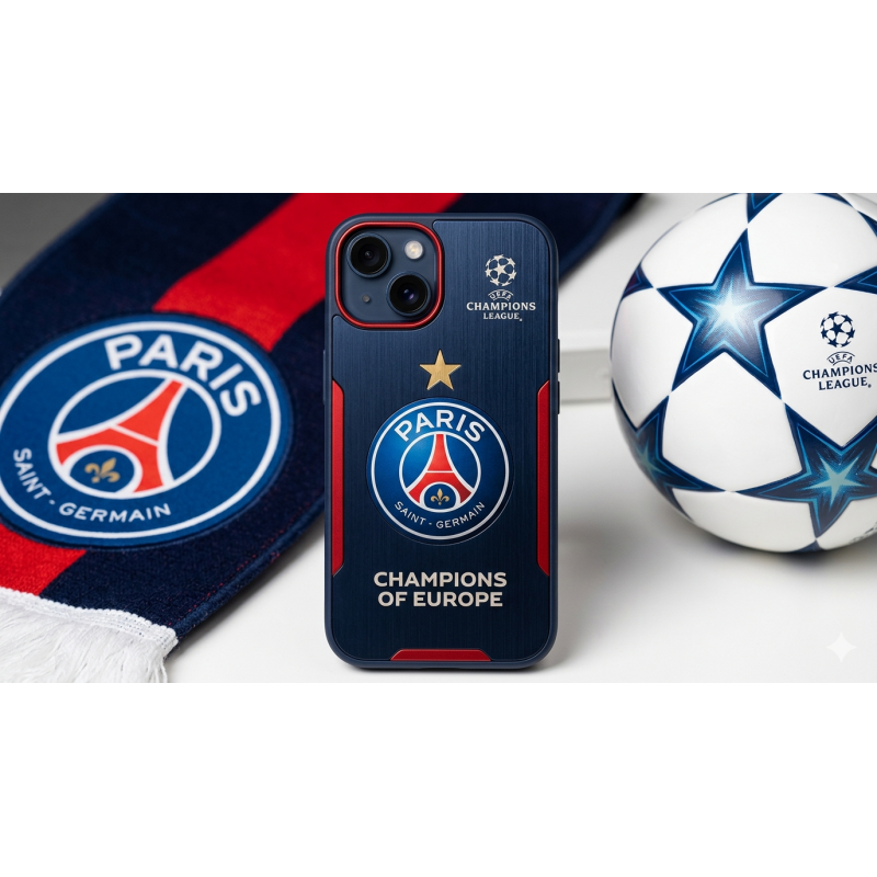 Coque PSG champion d'europe